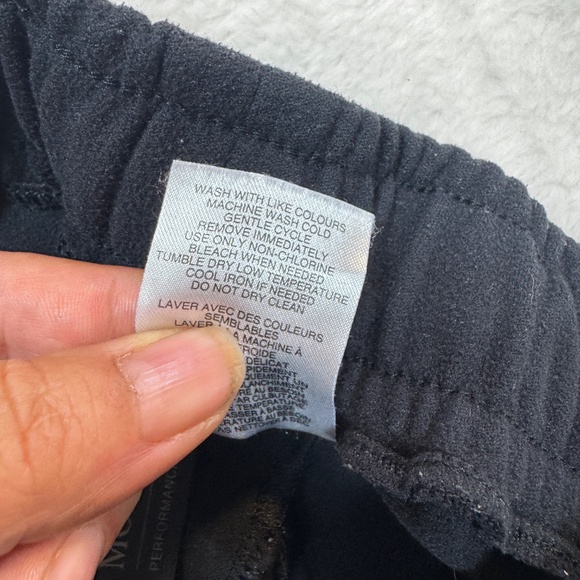 Mondetta Sweatpants Womens Size Small Black Fleece Cropped Straight Leg Comfy - Picture 8 of 8